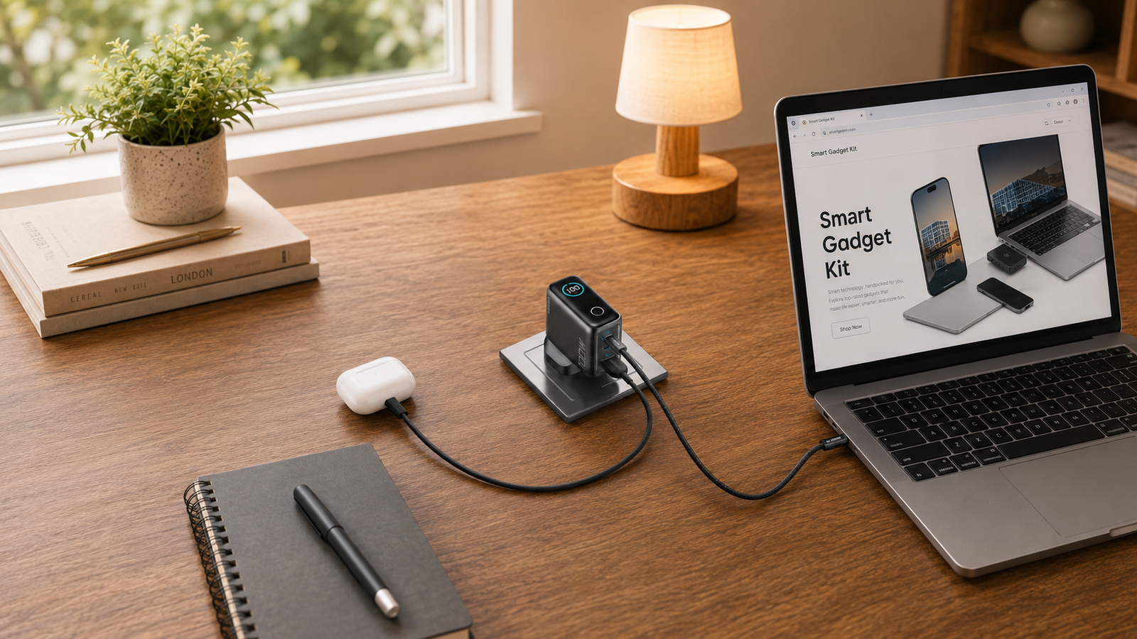 Anker 100W Smart Display charger A2676