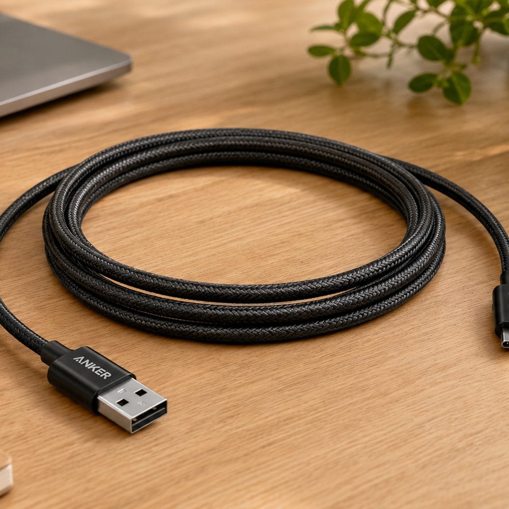 Anker 60W 0.9m USB-C to USB-C cable, 2-pack