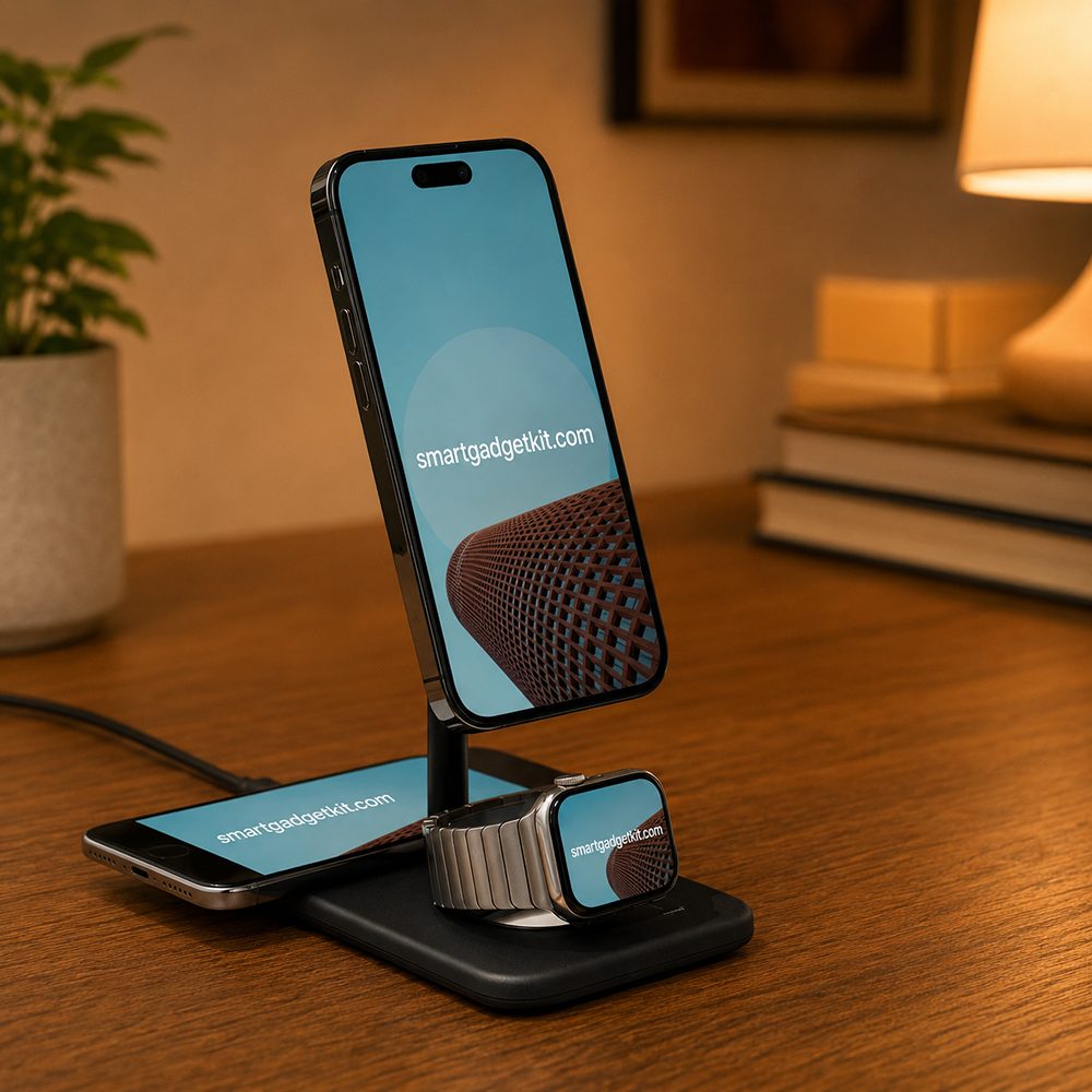 Twelve South HiRise 3 Deluxe MagSafe wireless charger stand, 15W
