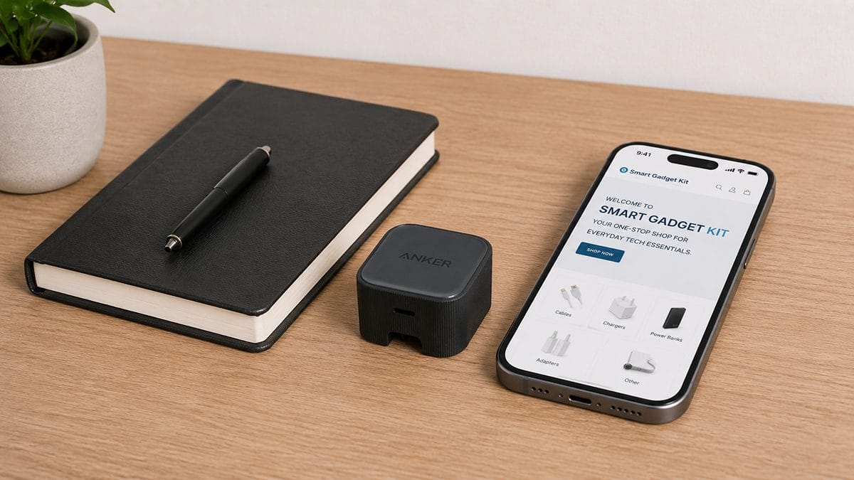 Anker Nano 30W USB-C wall charger with folding plug