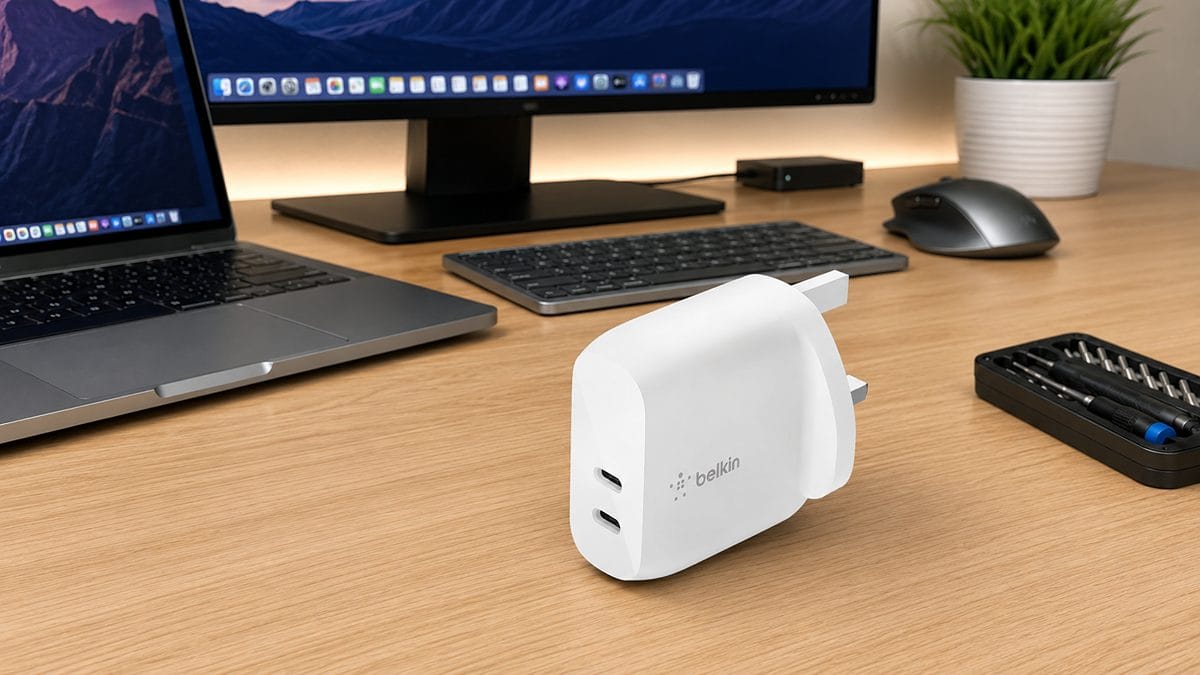 Belkin BoostCharge dual USB-C 40W wall charger
