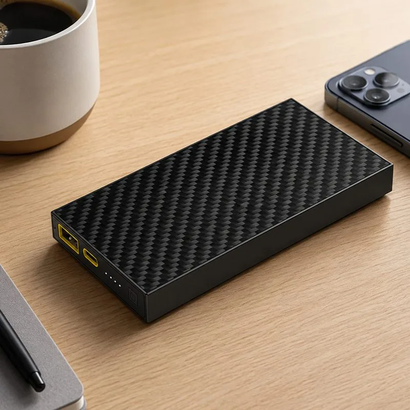 NITEBEAM SSB10K 10,000mAh carbon fibre solid-state ultra-slim power bank