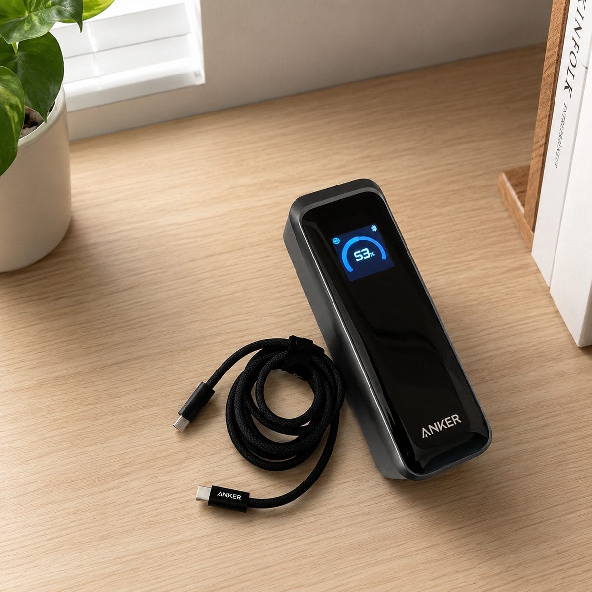Anker Prime 20100mAh 220W power bank with smart display