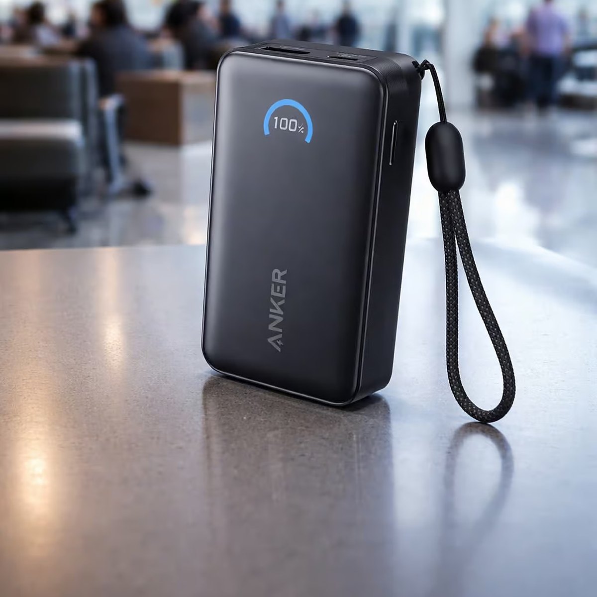 Anker Nano Power Bank 10,000mAh 45W with built-in retractable USB-C cable