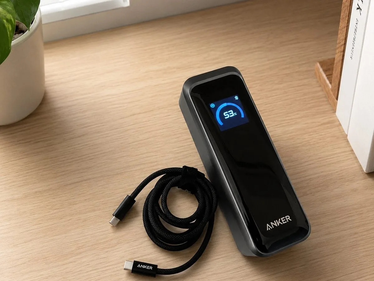 Anker Prime 20100mAh 220W power bank with smart display