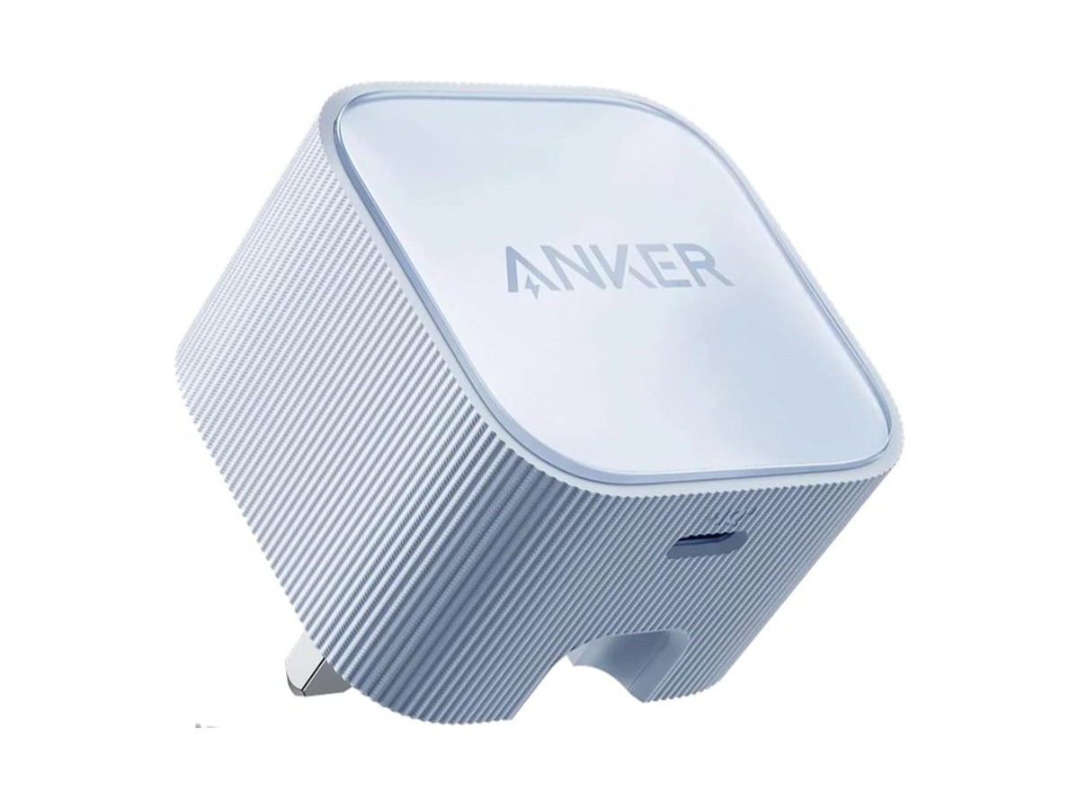 Anker Nano 30W USB-C wall charger with folding prongs, the lightest travel charger