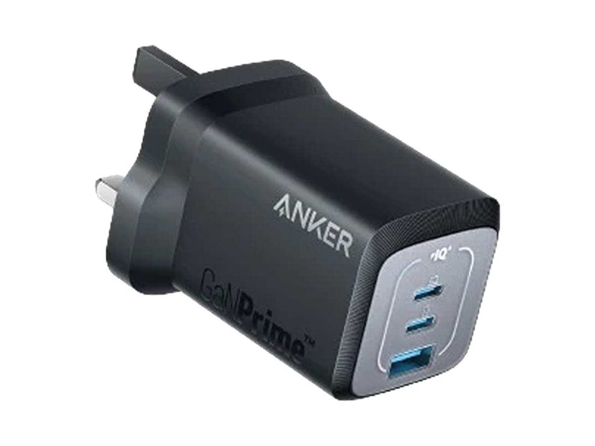 Anker Prime 67W GaN wall charger, compact three-port travel charger